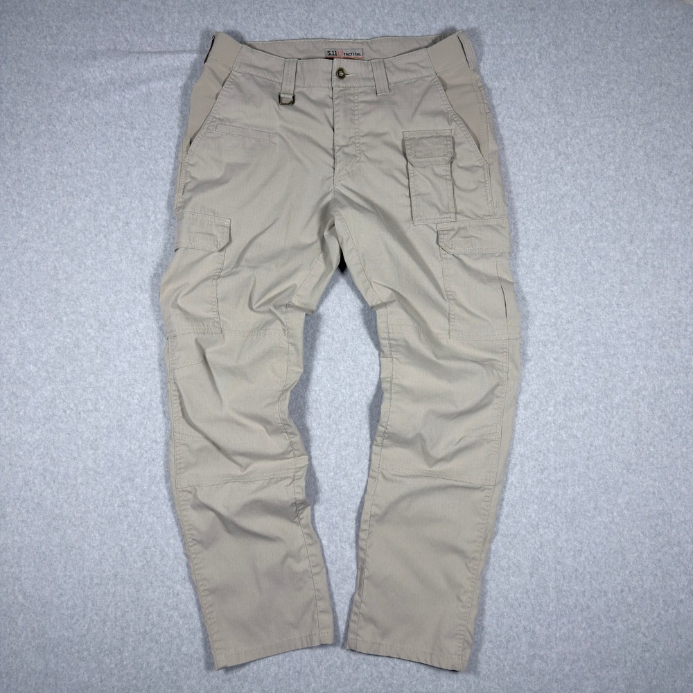 5.11 Men's Straight Fit ABR Pro Tan Cargo Pant Size 32 x 32 Tactical